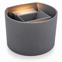 LED Wandleuchte Applique 12W Grau IP65 3000K 4000K 6000K ET-31686