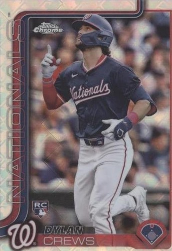 UNDER WRAPS ディラン・クルーズ Dylan Crews DYLAN CREWS 🔥 2025 Topps Chrome Silver Refractor RC #146