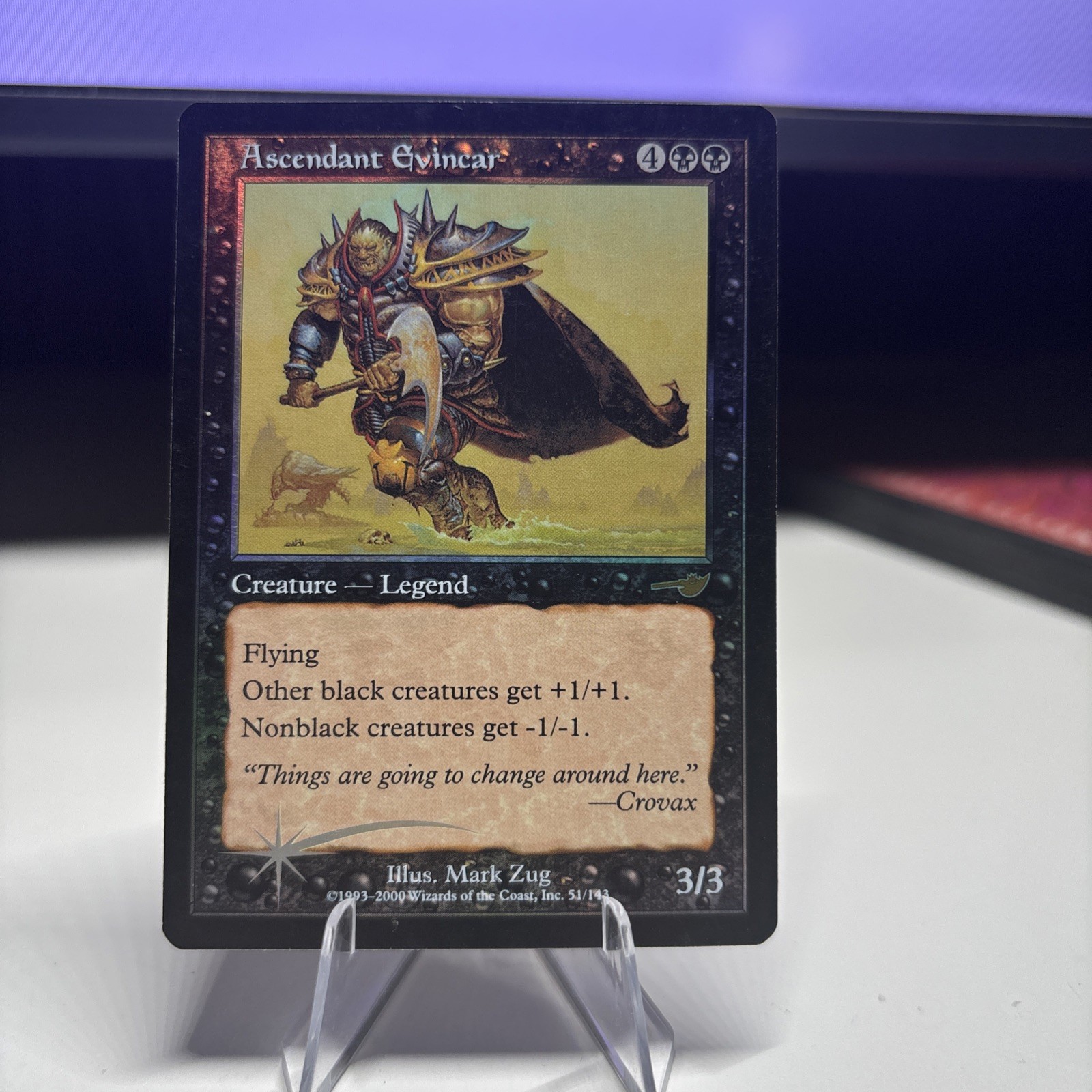 Ascendant Evincar - Foil - Nemesis - LP MTG