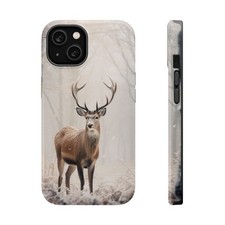 Winter Deer Phone Case | Magnetic Impact-Resistant Case