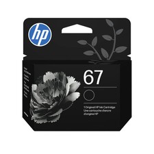 Genuine - HP 67 Ink - Black Ink Cartridges- 3YM56AN OEM - HP Ink