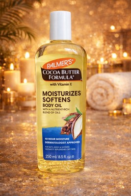 Palmer s Cocoa Butter Body Oil with Vitamin E for soft, moisturized, glowy skin
