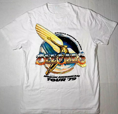 Vintage Bee Gees Band World Tour 1979 Cotton White All Size Unisex Shirt UB35