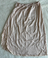 Givenchy Underdressings Underskir Vintage Lace Hem 1980s Beige Half Slip Small