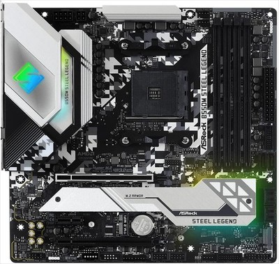 ASRock B550M Steel Legend AM4 Motherboard Micro ATX AMD Ryzen 5000