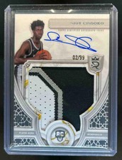 2023-24 Topps Royalty Sidy Cissoko Rookie Patch Auto RC Jersey #02/99