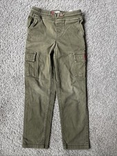 Levi's Boy's Drawstring Waistband Tapered Leg Twill Cargo Pockets Pants Size 7
