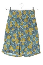 MAAS Midirock Damen Rock Gr. DE 34 blau-hellgrau-hellorange Casual-Look