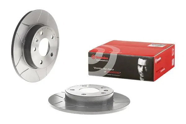 BREMBO 08.7627.75 Disco freno Assale posteriore, intagliato, rivestito, con bulloni/viti - Immagine 3