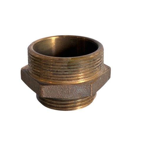 Brass Threaded Hex Bushing NPT Male-to-Male Hex Adapter Fitting