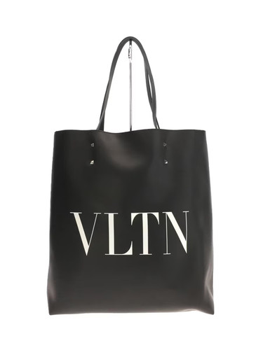 VALENTINO GARAVANI Tote Bag Leather BLK Vltn