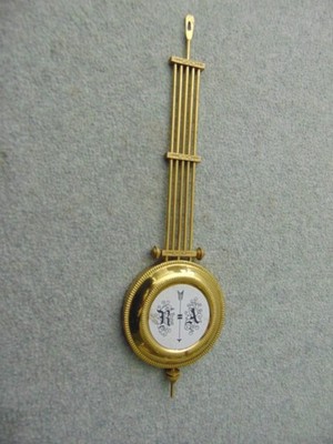 OLD ANTIQUE R & A VIENNA REGULATOR WALL CLOCK ADJUSTABLE PENDULUM PARTS