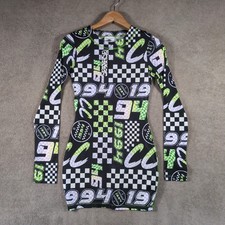 NWT Asos Design Christian Cowan Bodycon Dress Womens 6 Multicolor Racing