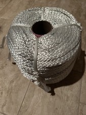7/16 11mm Poly Rope 10,500 Strength, 1000 Ft. 2x12 Braid.