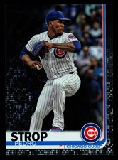 Pedro Strop Chicago Cubs 2019 Topps Black #142 SN /67