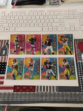 Topps 2024 Chrome ALL-ETCH Football 8 CARD VARIATIONS LOT PINK,LAZER PRIZM #B136
