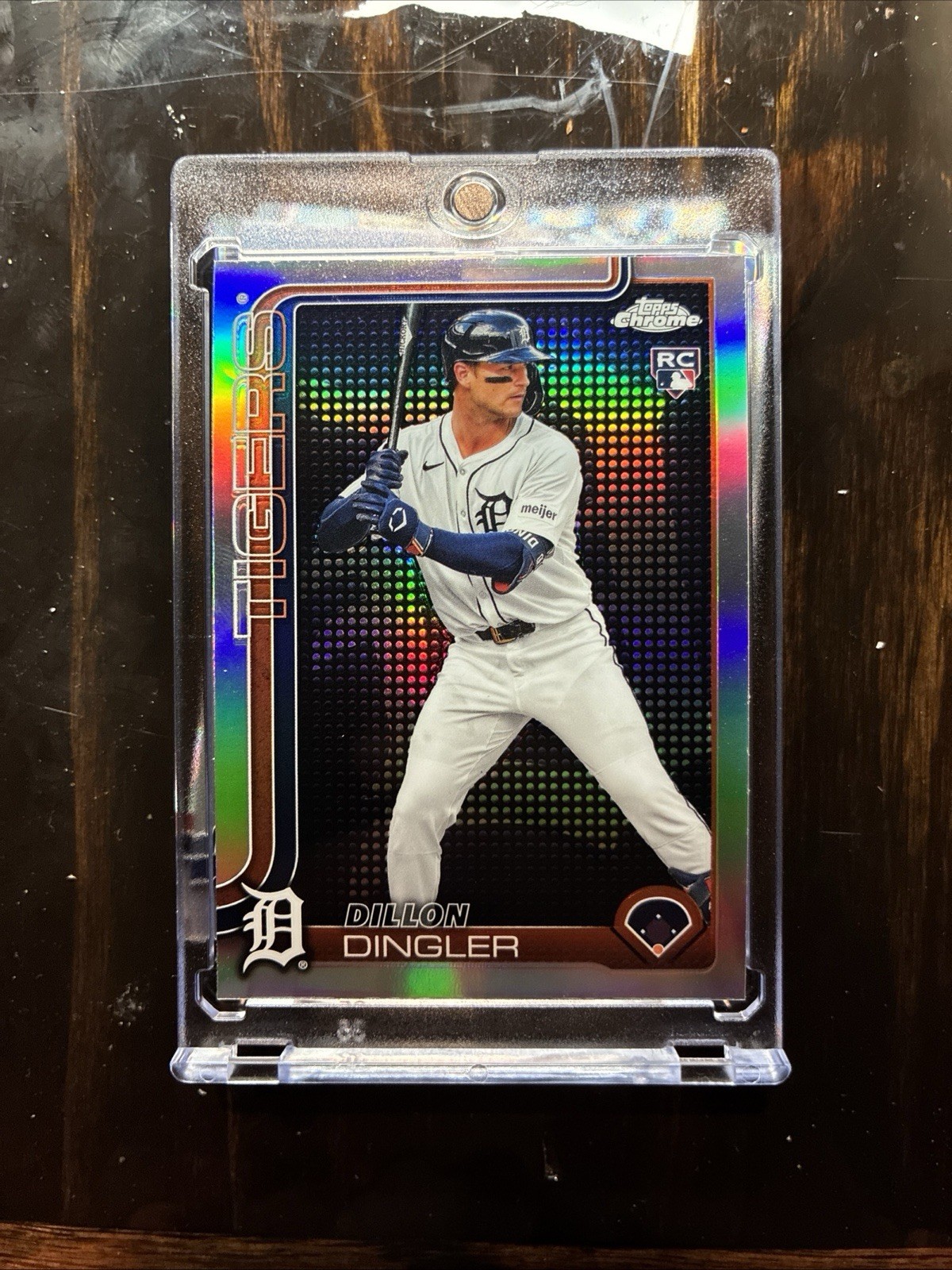 2025 Topps Chrome - Dillon Dingler #274 Lightboard Logo Refractor (RC)