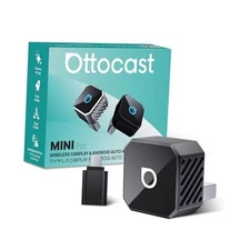  Mini 3.0 Black 2-in-1 Wireless CarPlay & Android Auto Adapter – Plug & Play 