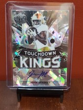 2021 Leaf Metal Draft JAVON McKINLEY Touchdown Kings Black Crystal / 10 RC Auto