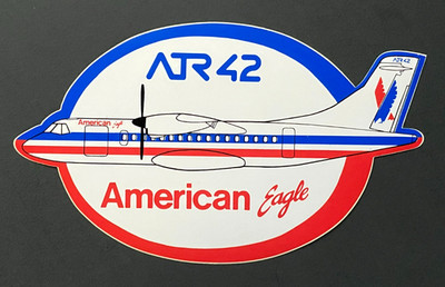 American Eagle ATR-42 Aircraft Sticker