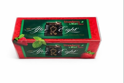 NESTLE AFTER EIGHT Strawberry Mint Chocolate Thins Candy 200g 7oz Exp 10/2026