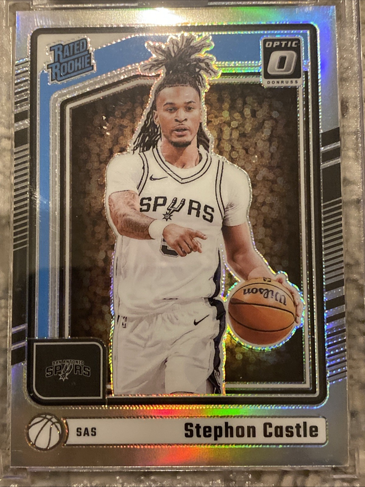 2024-25 Panini Donruss Optic - Rated Rookie Stephon Castle #254 Holo Prizm (RC)