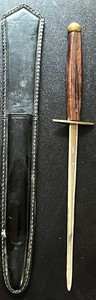 NO RESERVE Vintage Germany Letter Opener in Leather Sheath