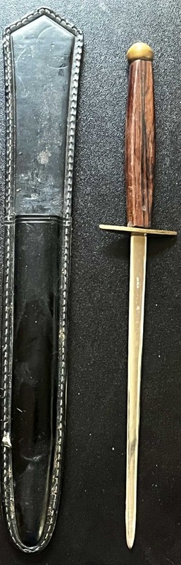 NO RESERVE Vintage Germany Letter Opener in Leather Sheath