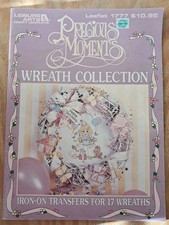 Precious Moments Wreath Collection Leaflet 1777 Leisure Arts 17 Iron-Ons 1997 Q
