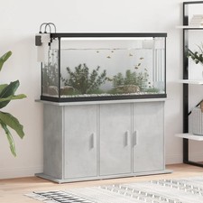 WALPLUS Aquarium Stand Concrete Grey 101x41x58 cm Engineered Wood Fish Tank