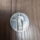 1928-P Standing Liberty Quarter 90% Silver Coin Circulated