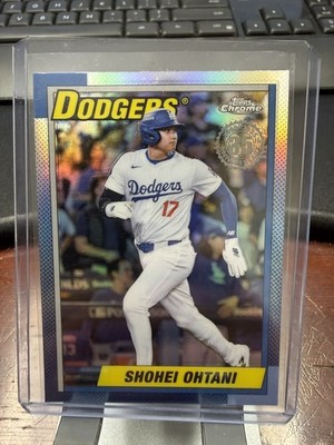 Shohei Ohtani 2025 Topps Chrome - 1990 Topps Baseball #90CB-7 Dodgers