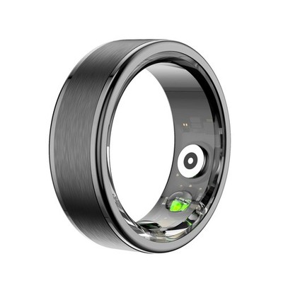 Smart Ring Fitness Tracker Blutsauerstoff Schlaf Sport 5ATM Wasserdicht Grau