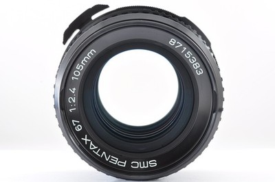 Late Model Pentax 67 SMC 105mm f2.4 Lens For 6x7 67 II From JAPAN