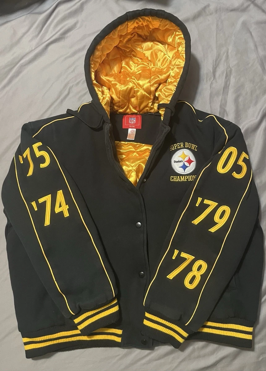 ♦年内価格♦NFL Steelers Championsスタジャン バーシティ Super Bowl Pittsburgh Steelers NFL Jackets for sale | eBay