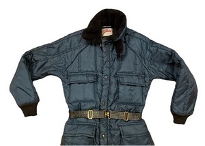 Vintage Walls Blizzard Pruf Insulated Coveralls Mens Medium Snow Suit Outfit