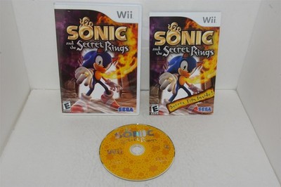 Sonic and the Secret Rings (Nintendo Wii, 2007) COMPLETE TESTED!