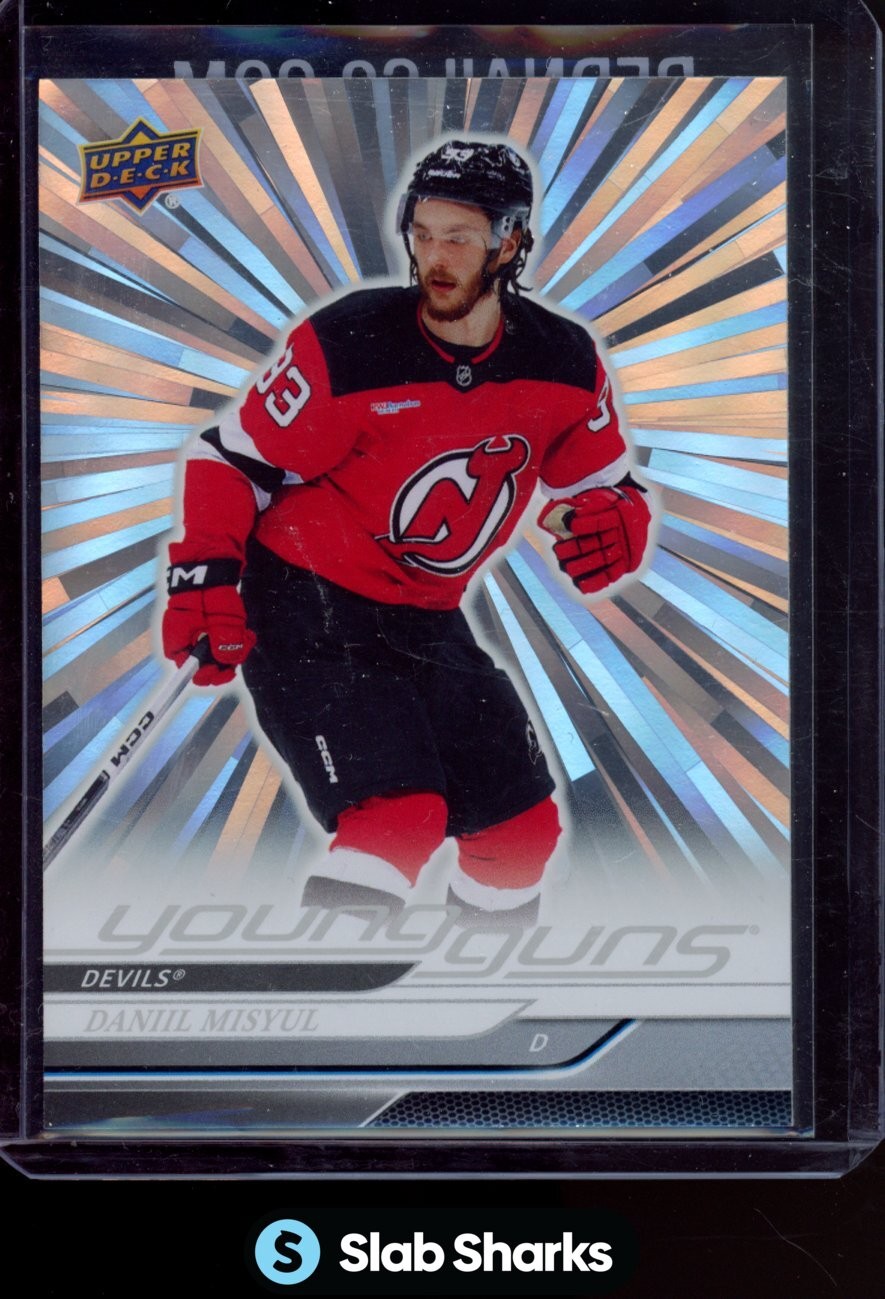 2024 UPPER DECK SERIES 2 DANIIL MISYUL #479 YOUNG GUNS ROOKIE SILVER OUTBURST