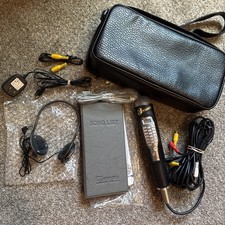 MAGIC SING ED-8000 Karaoke Microphone With Carry Case Cables Song List Works