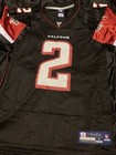 MATT RYAN Atlanta Falcons #2 Vintage Reebok NFL Jersey  Men’s L Screened Used