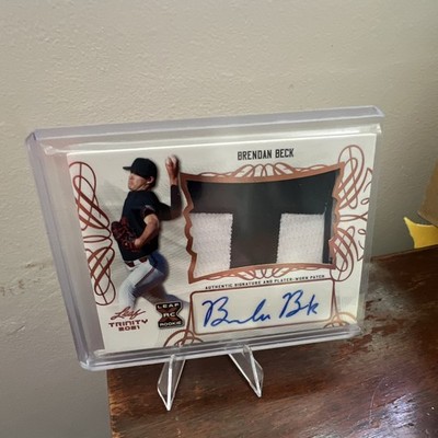 Leaf 2021 Trinity Brendan Beck PA-BB2 Patch Autographs Rookie Auto Giants