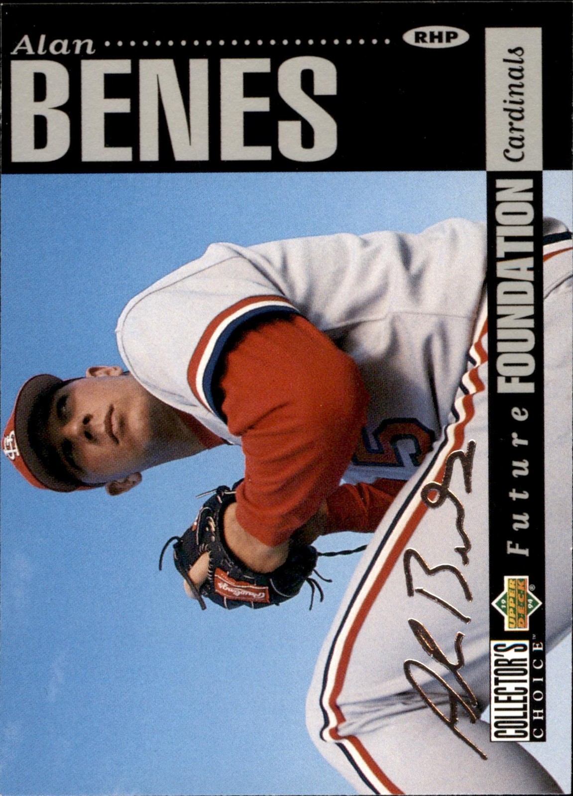 1994 Collector's Choice #641 Alan Benes Silver Signature