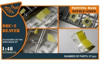 DHC-2 Beaver Double-Sided Painting Mask For Dora Wings Kit / 1:48