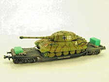 DRG Panzertransport Königstiger - Roco Spur N Wagen 1:160 - #1359 #E gebr.