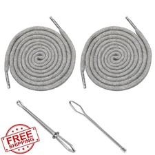 Drawstring Cords Replacement Light Gray Hoodie String Pants Jackets