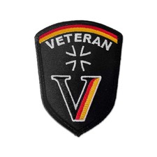Gestickter Veteranen Patch Bundeswehr Deutschland Bw Soldat Einsatz Abzeichen 9x