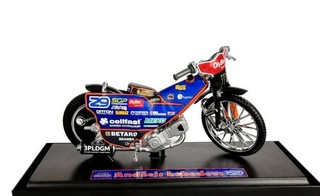 Andžejs Ļebedevs 2025 Maisto 1/18 Scale motorcycle Mac10 Speedway Grand Prix