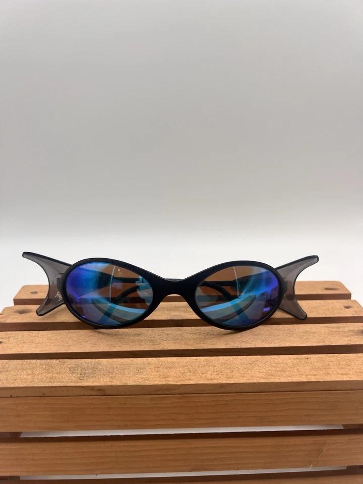 Vintage Jackson Safety Z87 Sunglasses Blue Mirror Wraparound ANSI Retro 90s Y2K - Image 4 of 4