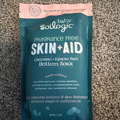Oilogic Oatmeal Epsom Salt Bath Soak for Babies - Gentle Baby Bath Essentials
