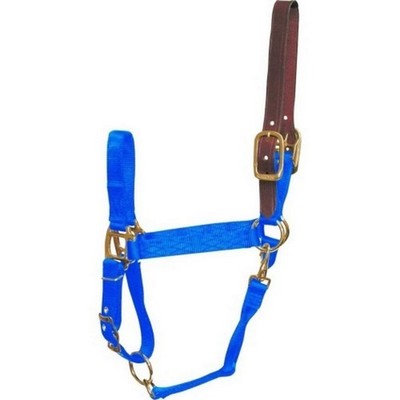 Cavezza Per Puledro In Pelle HY Con Fibbie In Ottone - Regolabile 3 Punti - Ideale Per Uso Quotidiano